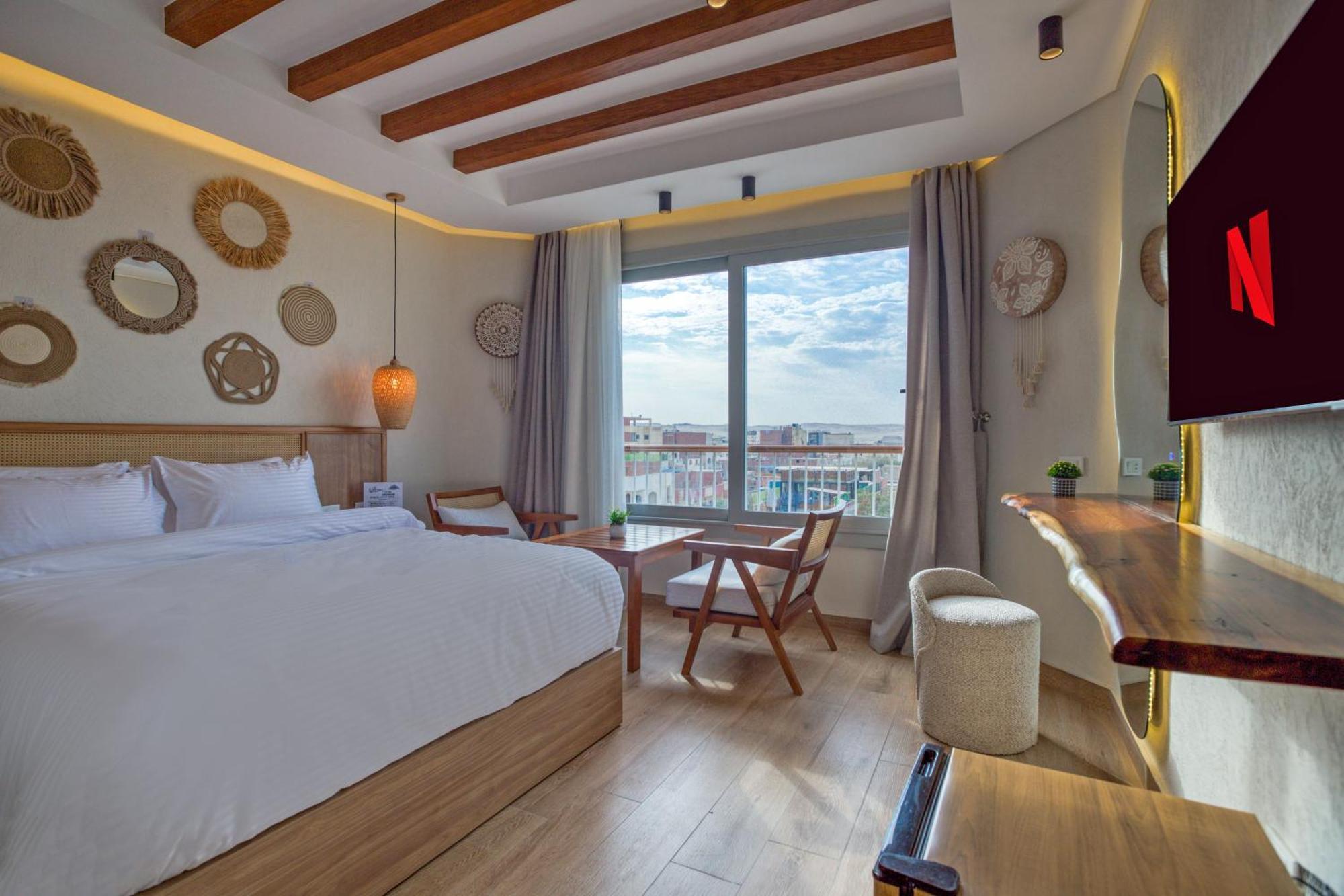 Galaxy Pyramids View Inn Kafrat al Jabal Exterior photo